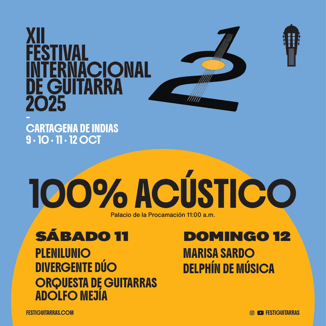 PROGRAMACION XII FESTIVAL DE GUITARRAS DE CARTAGENA