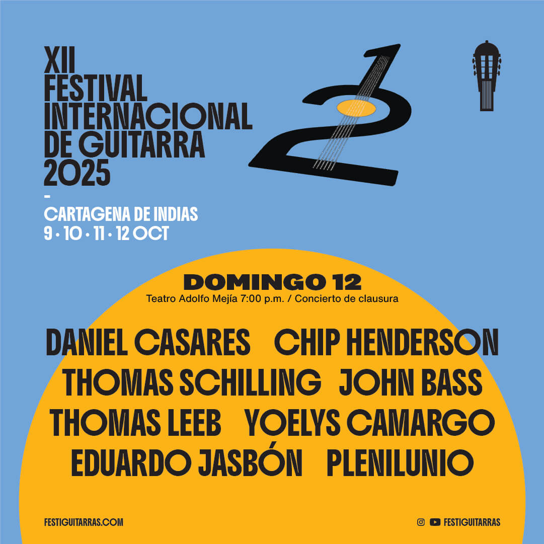 PROGRAMACION XII FESTIVAL DE GUITARRAS DE CARTAGENA
