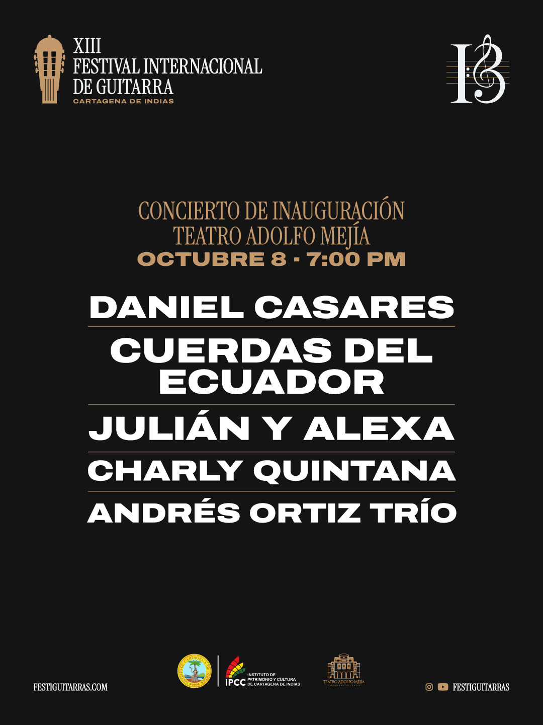 PROGRAMACION FESTIVAL DE GUITARRAS DE CARTAGENA