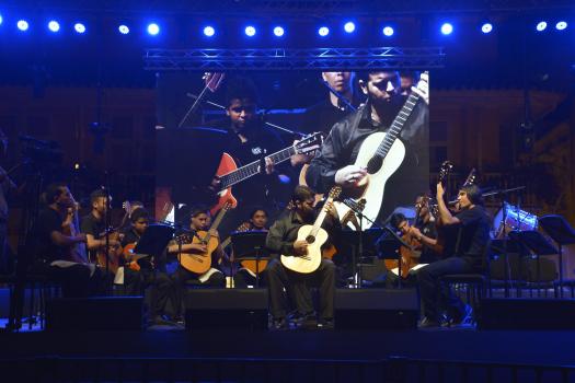 Orquesta de Guitarras Adolfo Mejía (OGAM) - Artistas Festival Internacional de Guitarra Cartagena